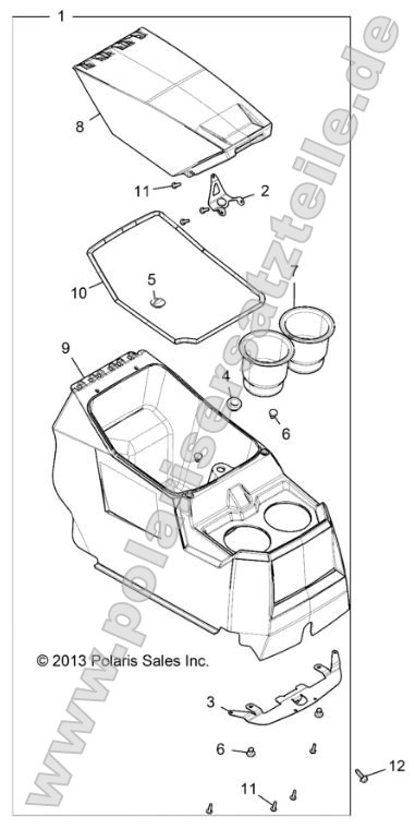 Body, Center Console Body, Center Console