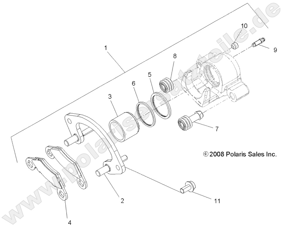 BRAKES, FRONT CALIPER BRAKES, FRONT CALIPER