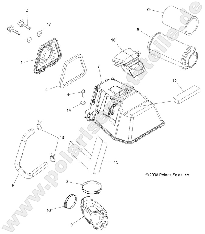 ENGINE, AIR INTAKE ENGINE, AIR INTAKE
