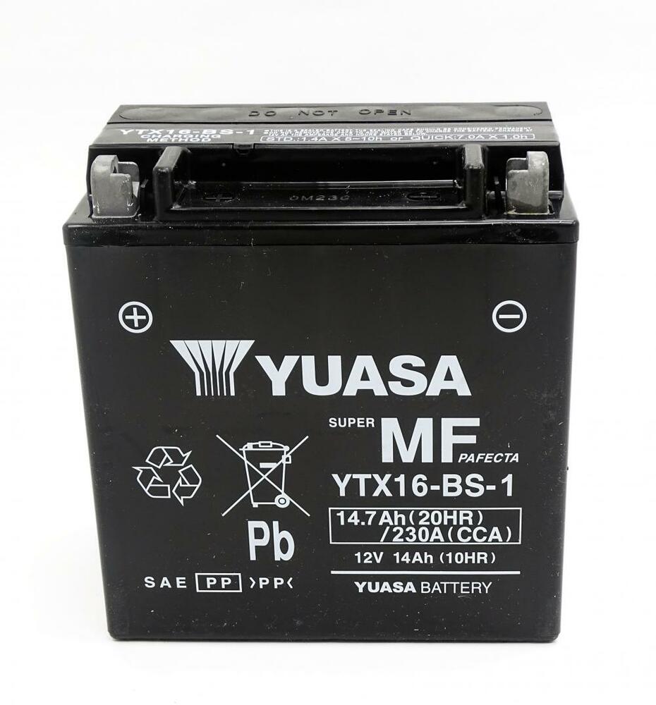 Yuasa_YTX16_BS_1_AGM_Batterie_12V_14AH___Einbaufertig Yuasa YTX16-BS-1 AGM Batterie 12V 14AH - Einbaufertig (FTH16-BS1)