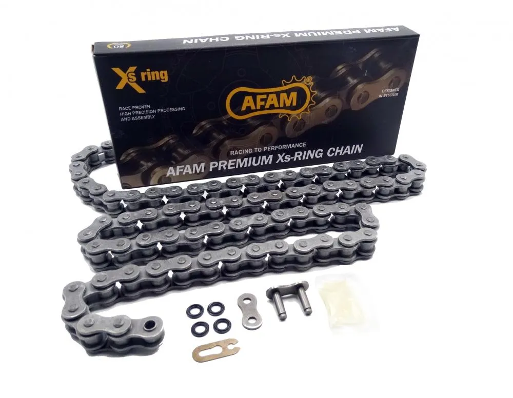 Afam_Kette_XS_Ring_A520XLR2 Afam Kette 520 XLR2 XS-Ring 96 Glieder Clip Schloß