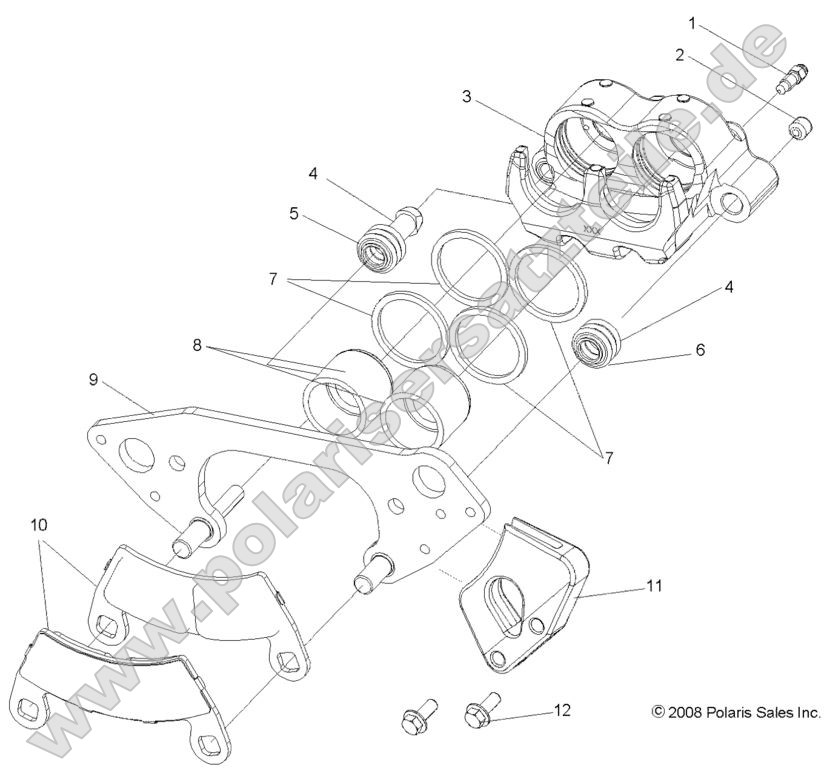 Brakes, Front Caliper Brakes, Front Caliper