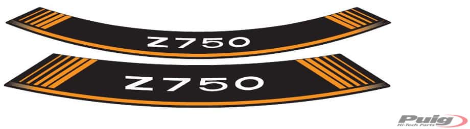 PUIG KIT 8 FELGENBÄNDER Z750 F/ORANGE - 5545T