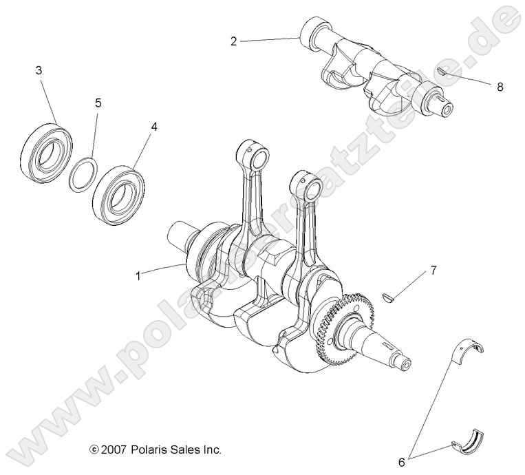 ENGINE, CRANKSHAFT and BALANCE SHAFT