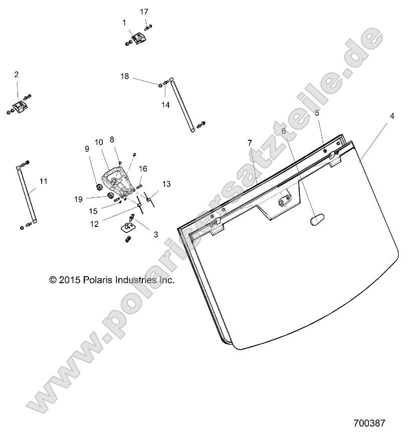 Body, Windshield Tip-Out Body, Windshield Tip-Out