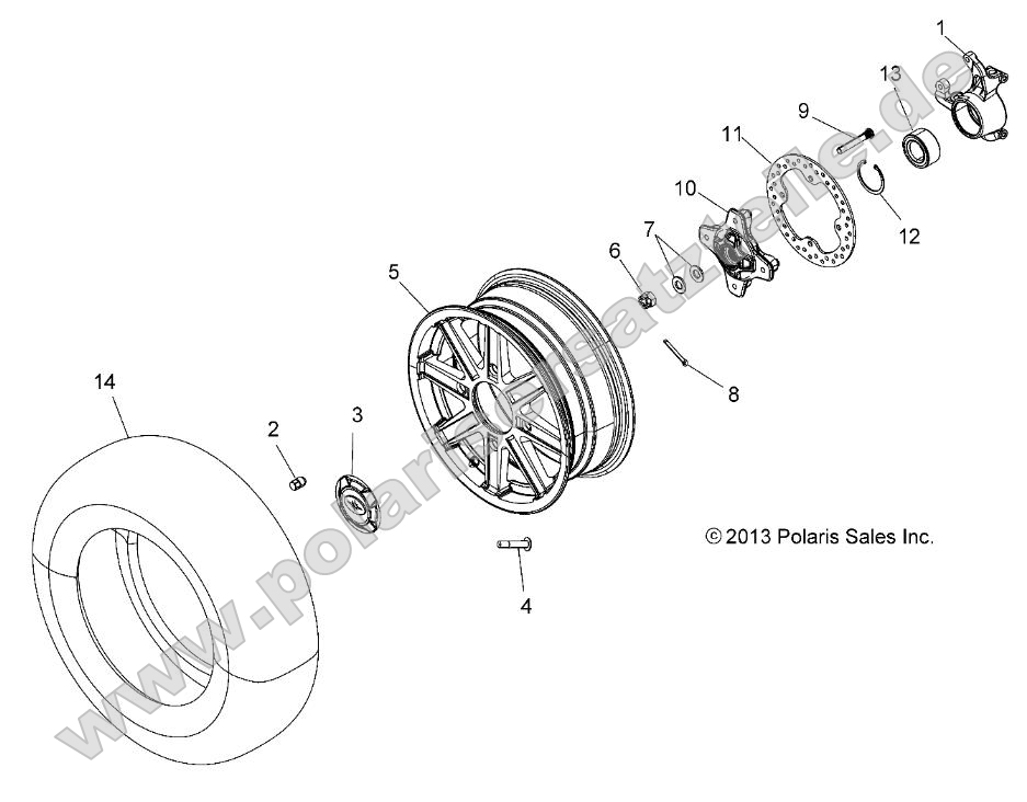 Wheels, Front and Hub Wheels, Front and Hub