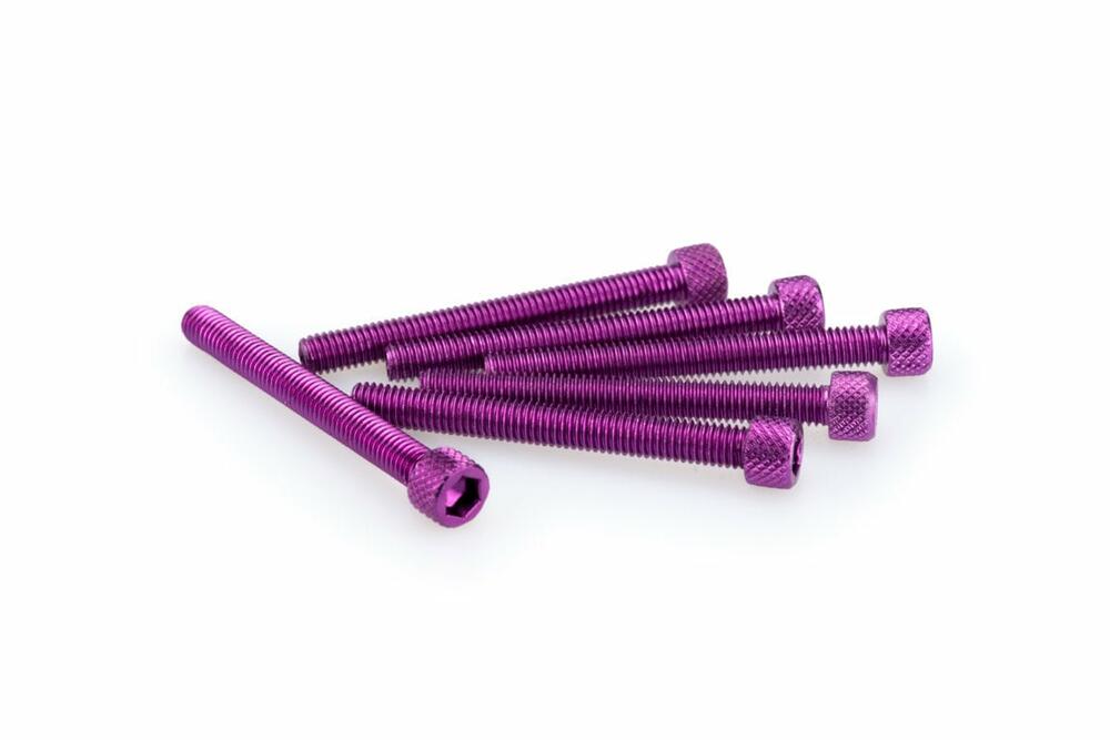 PUIG INBUS-SCHRAUBEN-KIT M6X55MM. LILA - 0446L