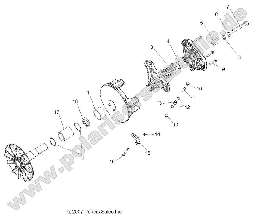 Drive Train, Primary Clutch