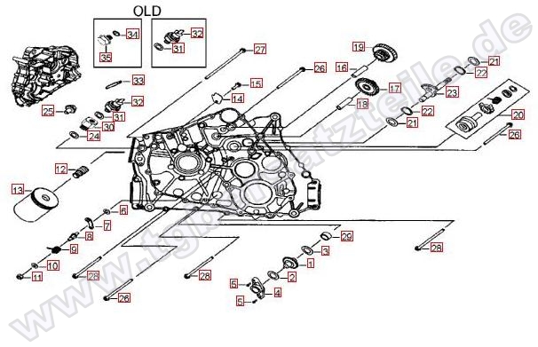 Motorgehäuse links (1)