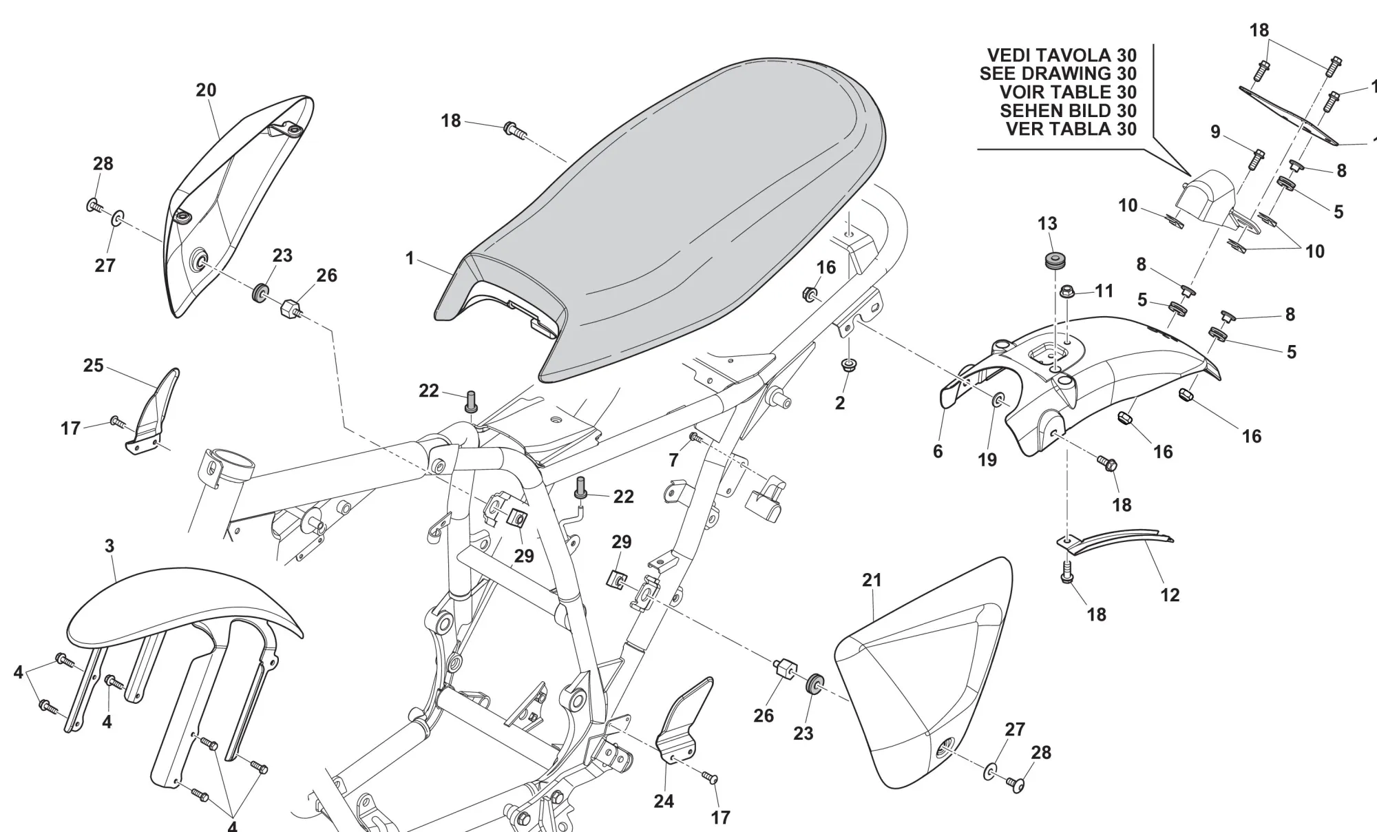 Verkleidung / Sitzbank Verkleidung / Sitzbank