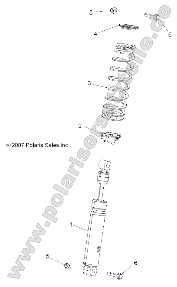 Suspension, Shock, Front (A16SVT95C2) Suspension, Shock, Front (A16SVT95C2)