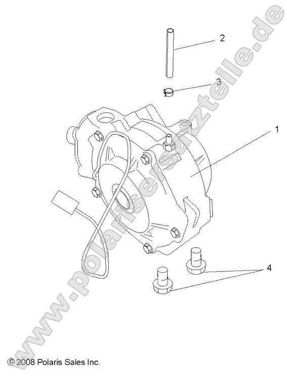Drive Train, Front Gearcase