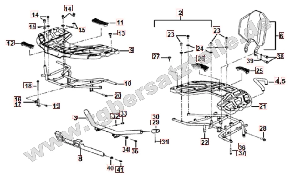 Gepäckträger plastik