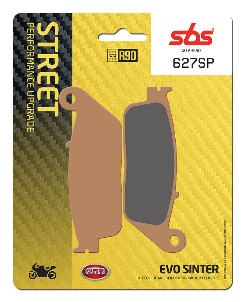 SBS_627_SP SBS Bremsbeläge SP EVO Sintermetall ABE - 627SP