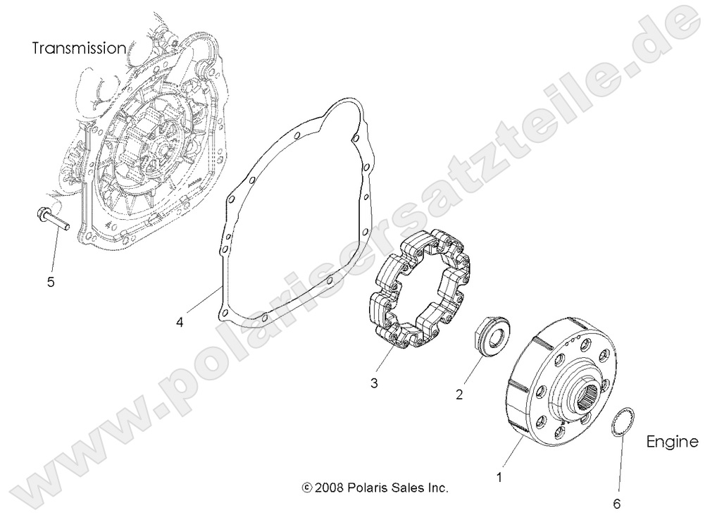 DRIVE TRAIN, DRIVE COUPLER DRIVE TRAIN, DRIVE COUPLER