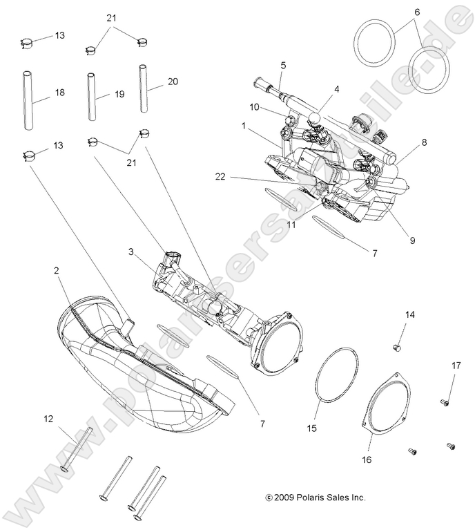 ENGINE, THROTTLE BODY ENGINE, THROTTLE BODY