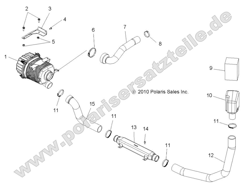 Engine, Air Intake Ducting