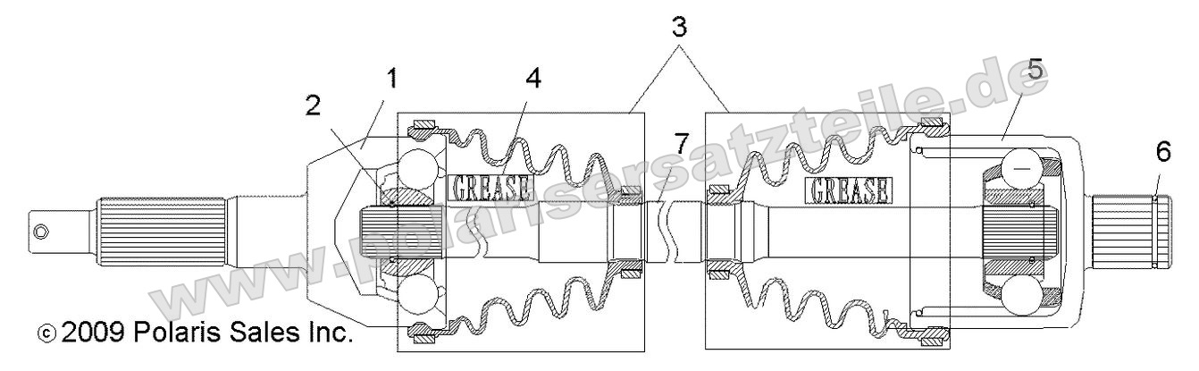Drive Train, Rear Drive Shaft