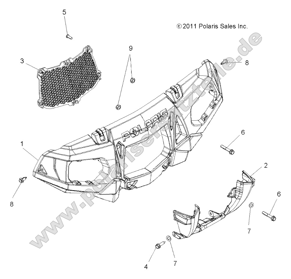 Body, Front Bumper and Mounting