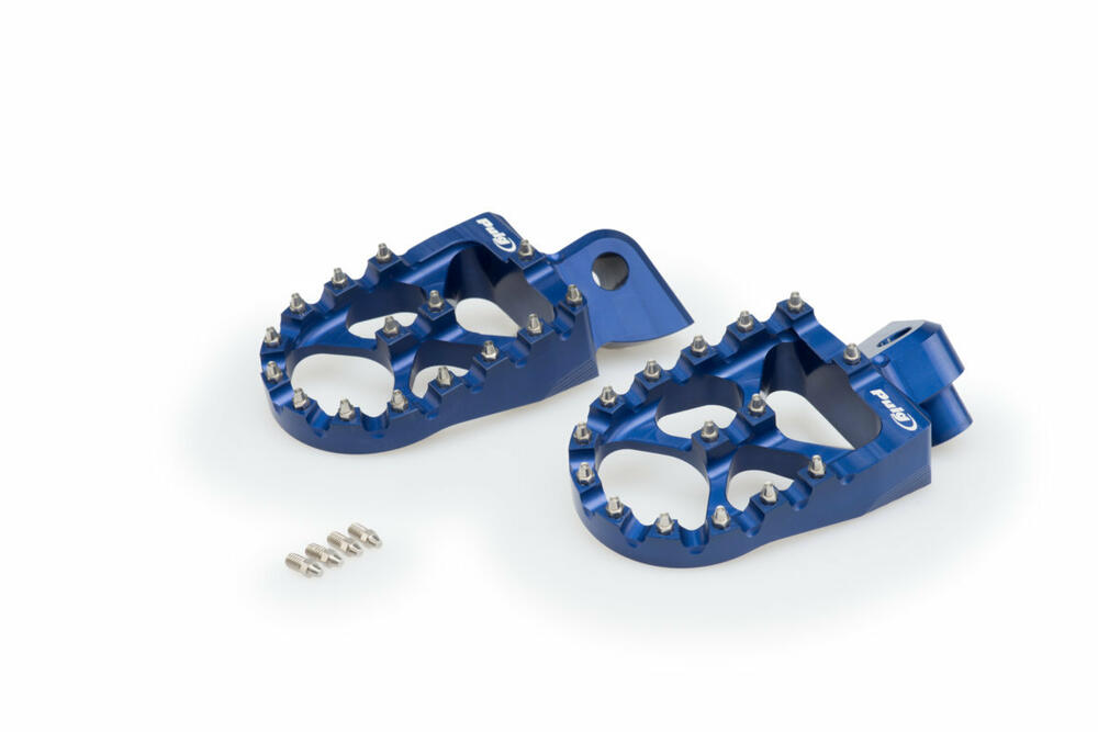 PUIG FUSSRASTEN SET MOD.OFF-ROAD YAMAHA C/BLAU - 20559A