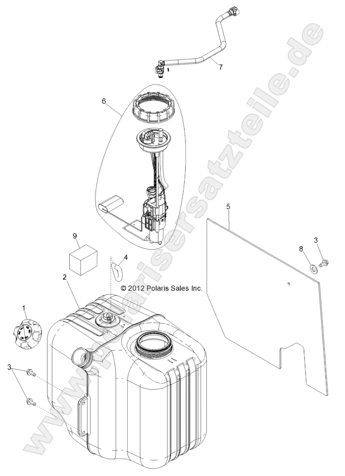 Body, Fuel Tank Asm.