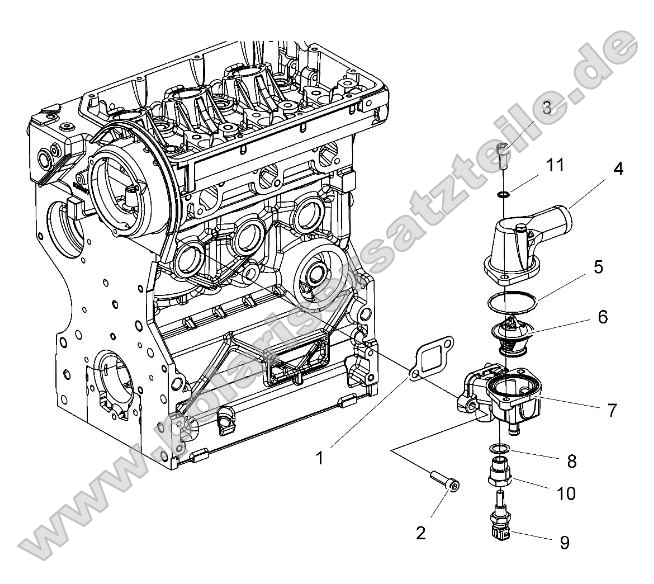 Engine, Thermostat Asm. Engine, Thermostat Asm.