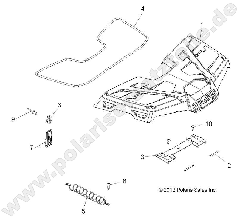 BODY, STORAGE, FRONT BODY, STORAGE, FRONT