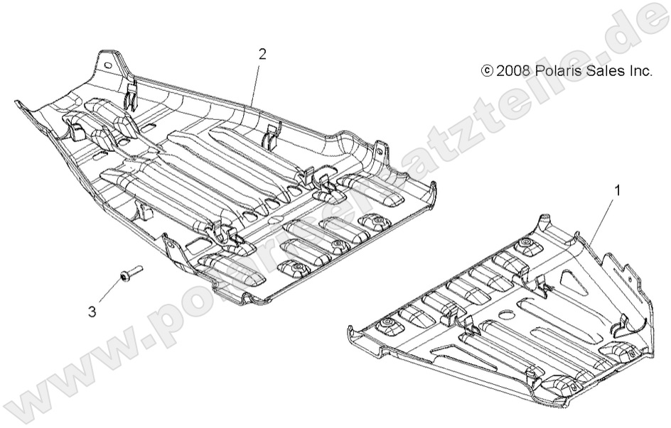 BODY, SKID PLATES BODY, SKID PLATES