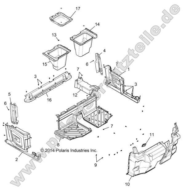 Body, Floor, Front Body, Floor, Front
