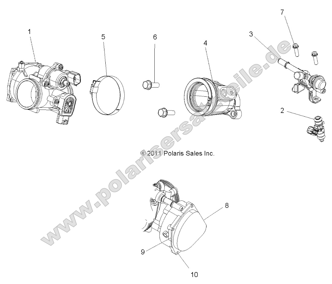 Engine, Throttle Body and Fuel Rail Engine, Throttle Body and Fuel Rail