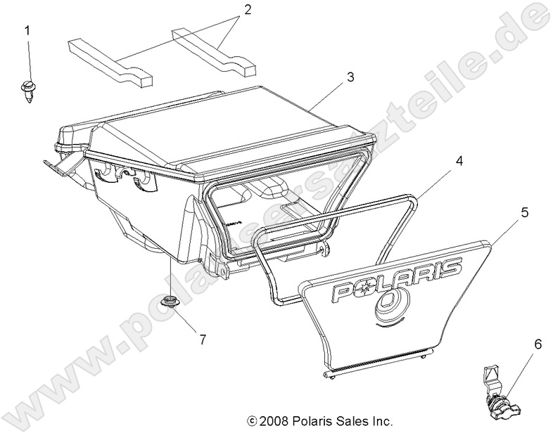 BODY, REAR STORAGE BOX BODY, REAR STORAGE BOX