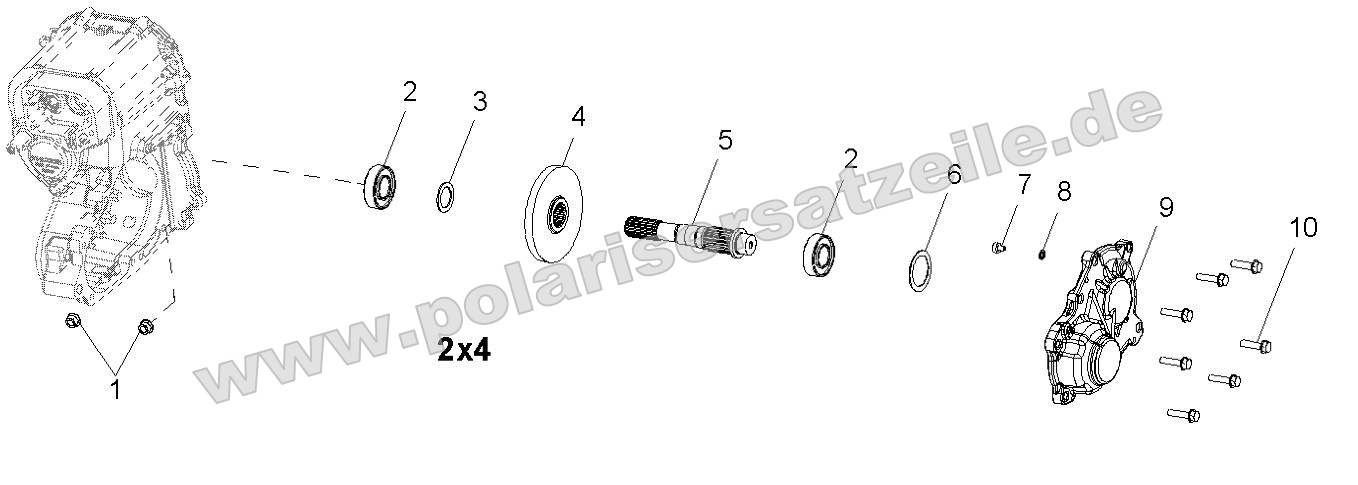 Drive Train, Main Gearcase Output Shaft Drive Train, Main Gearcase Output Shaft