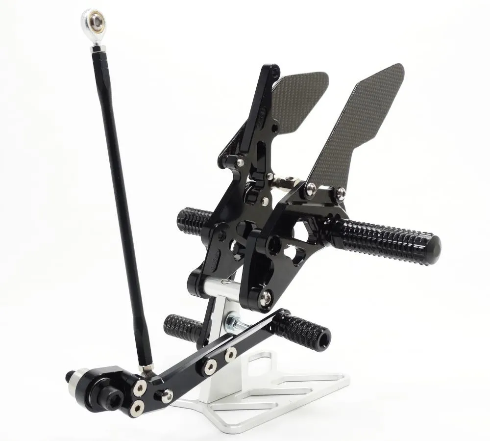 TMP Racing Fußrastenanlage Factory schwarz Suzuki GSX-R 1000 2009-16