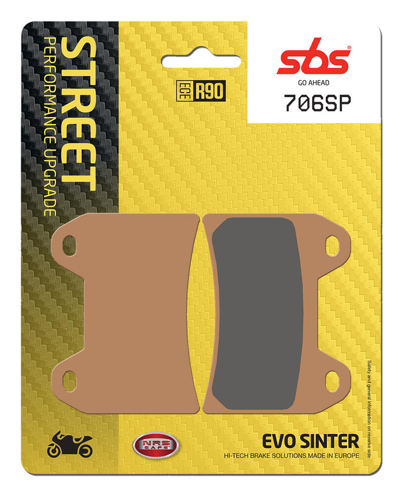SBS_706_SP SBS Bremsbeläge SP EVO Sintermetall ABE - 706SP