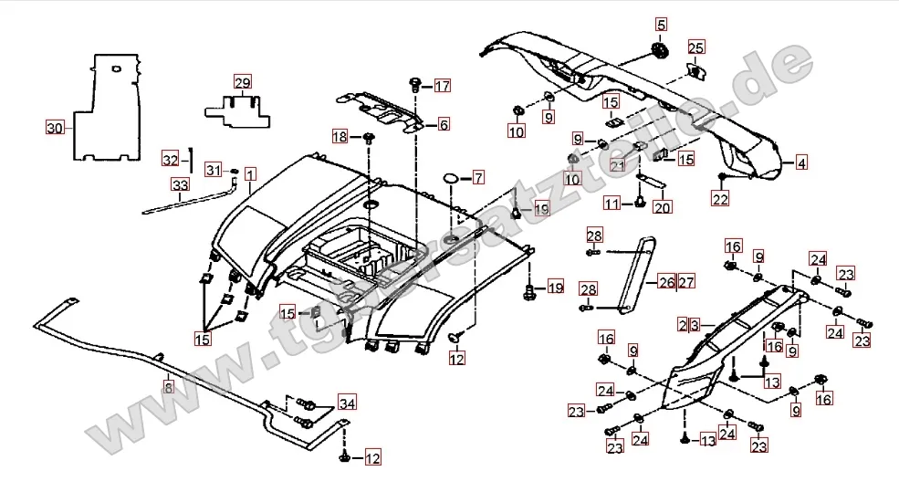Heckverkleidung Heckverkleidung