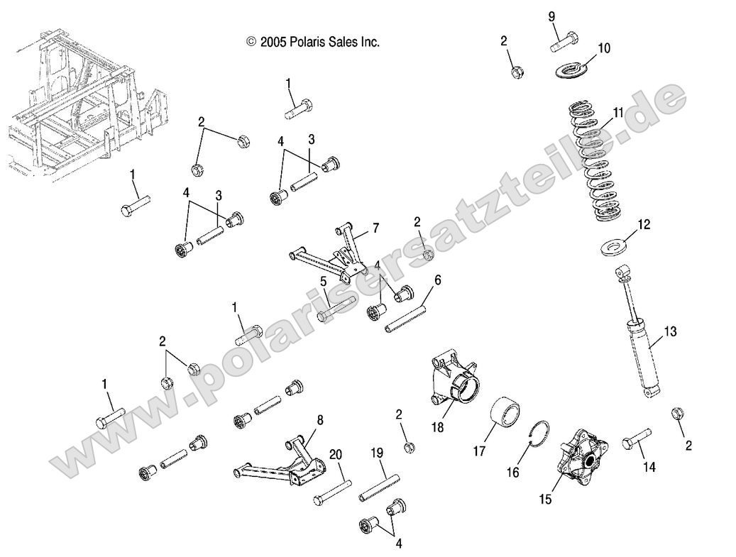 Suspension, A-Arms, Mid Drive