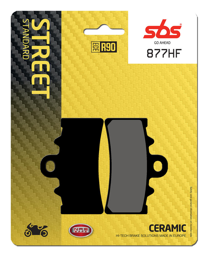 SBS_877_HF SBS Bremsbeläge HF Street Ceramic ABE - 877HF