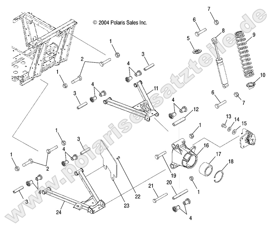 REAR SUSPENSION 2X4 4X4