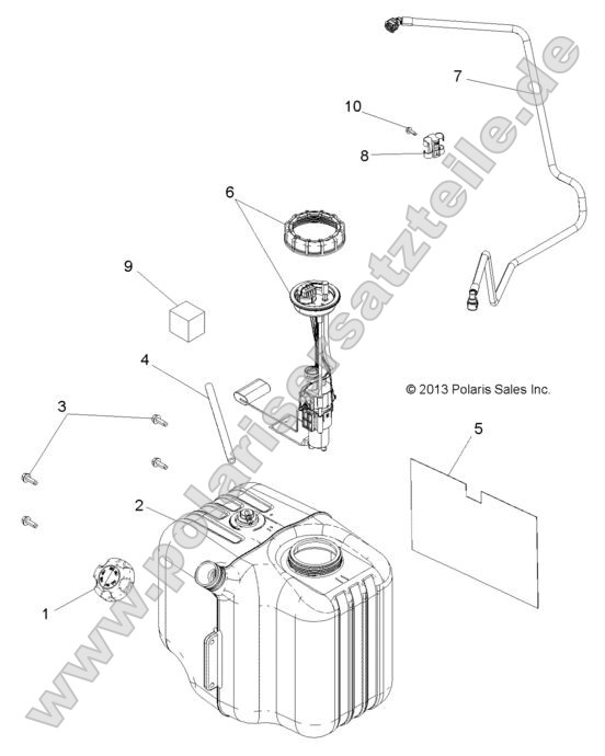 Body, Fuel Tank Asm. Body, Fuel Tank Asm.