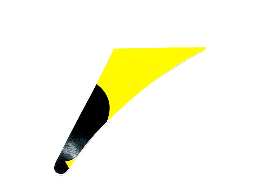 TGB Aufkleber Frontverkl.re.schwarz-matt / gelb - 536913SY