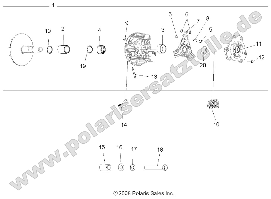 Drive Train, Primary Clutch