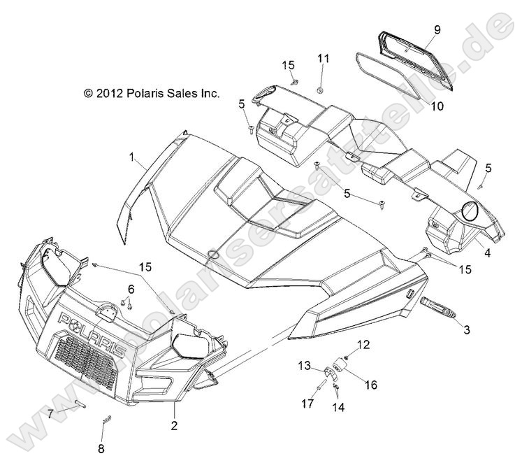 BODY, HOOD, DASH AND GRILL