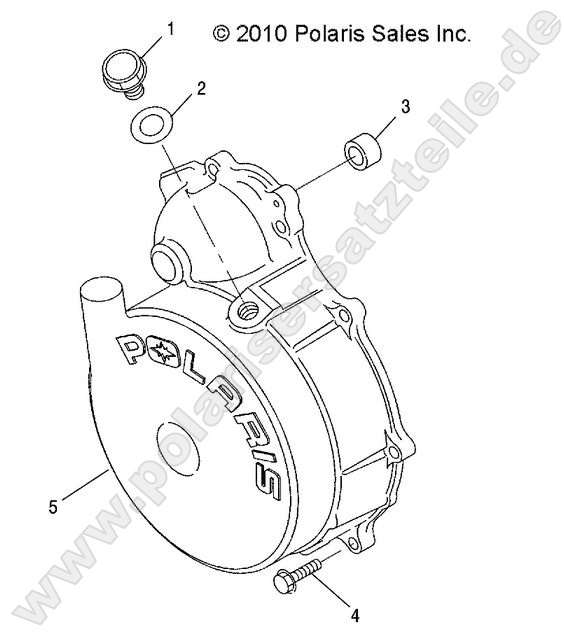 ENGINE, FLYWHEEL COVER
