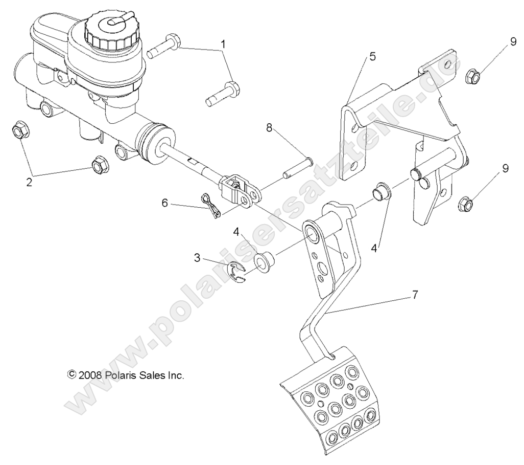 Brakes, Pedal and Master Cylinder Mounting Brakes, Pedal and Master Cylinder Mounting