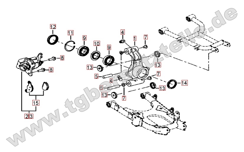 Hinterradachse Hinterradachse