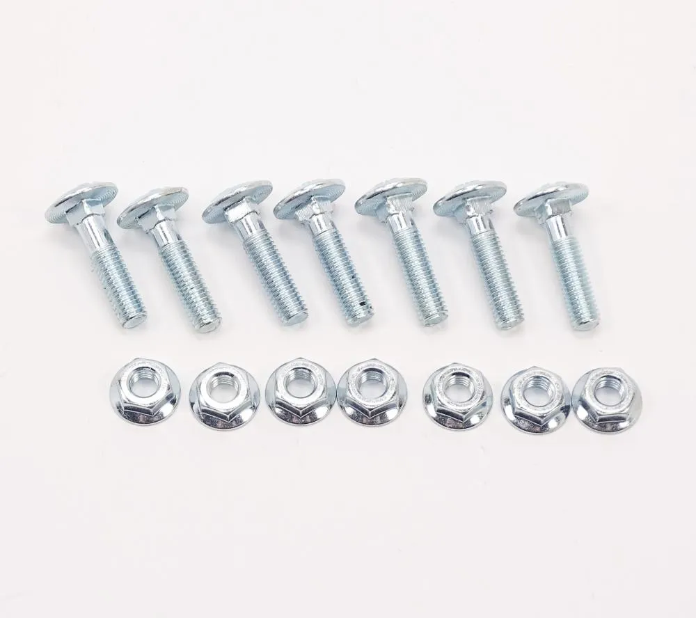 TMP Schrauben Set für Kunststoff Schürfleisten von Kolpin Schneeschilder - 7 Stück