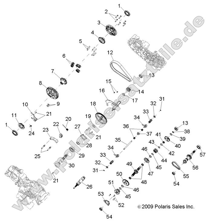Drive Train, Main Gearcase internal