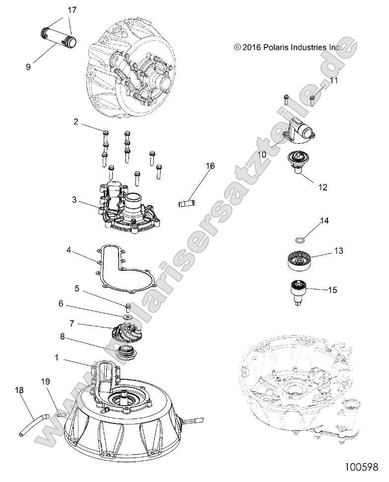 Engine, Cooling System and Water Pump Engine, Cooling System and Water Pump