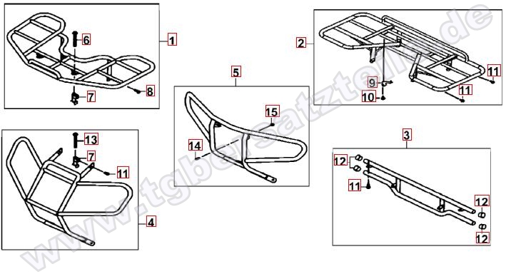 Gepäckträger vo. und hi.