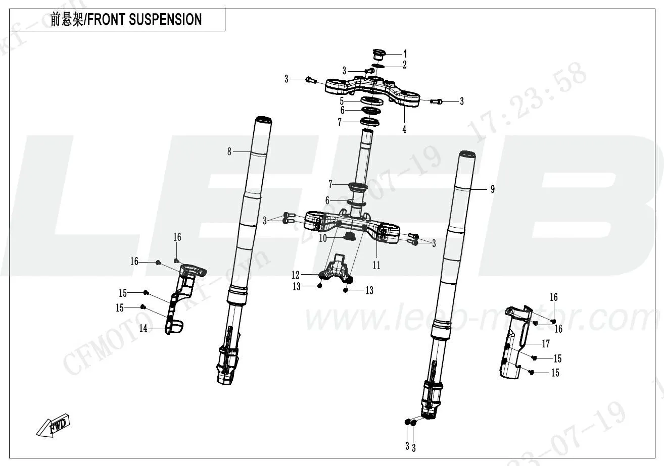 Vorderradaufhängung 